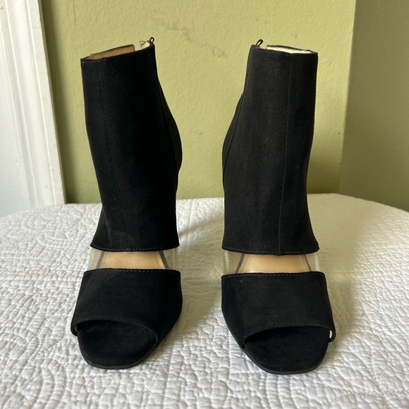 New Guess open Toe Women’s Ankle Boots Booties Sz 5.5 - Picture 2 of 13